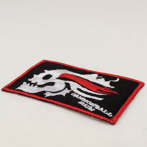 オーダーメイドのプレゼントやギフト用オリジナル日本製キャノンボールノベルティーワッペン