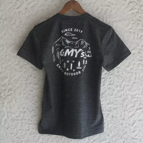 オーダーメイドのプレゼントやギフトにオリジナル日本製アウトドアチームTシャツ