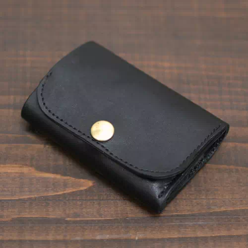 オーダーメイドのプレゼントやギフトにオリジナル日本製ヌメ革三つ折り財布