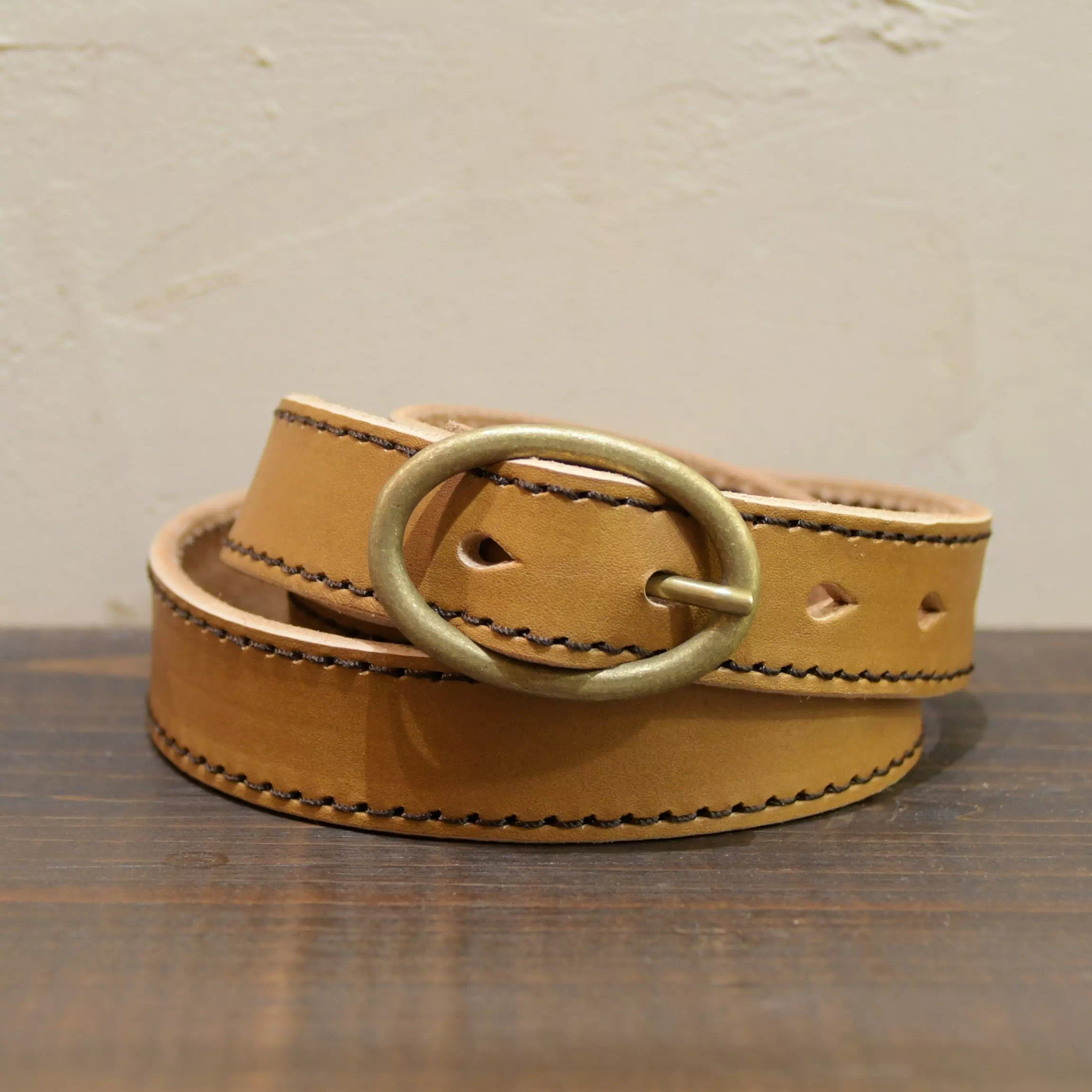 ギフト・プレゼントに日本製オリジナルベルトヌメ革オーダーベルト