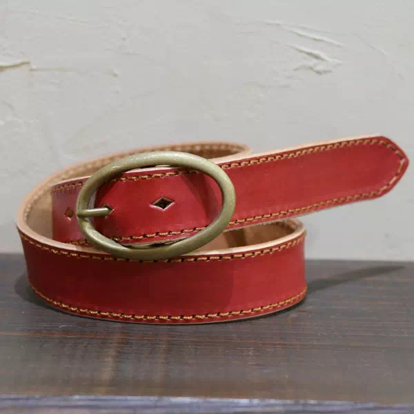 ギフト・プレゼントに日本製オリジナルベルトヌメ革オーダーベルト
