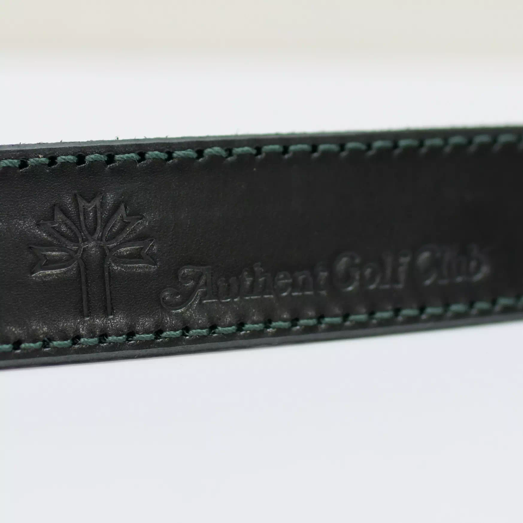 ギフト・プレゼントに日本製オリジナルベルトゴルフ記念品ヌメ革オーダーベルト