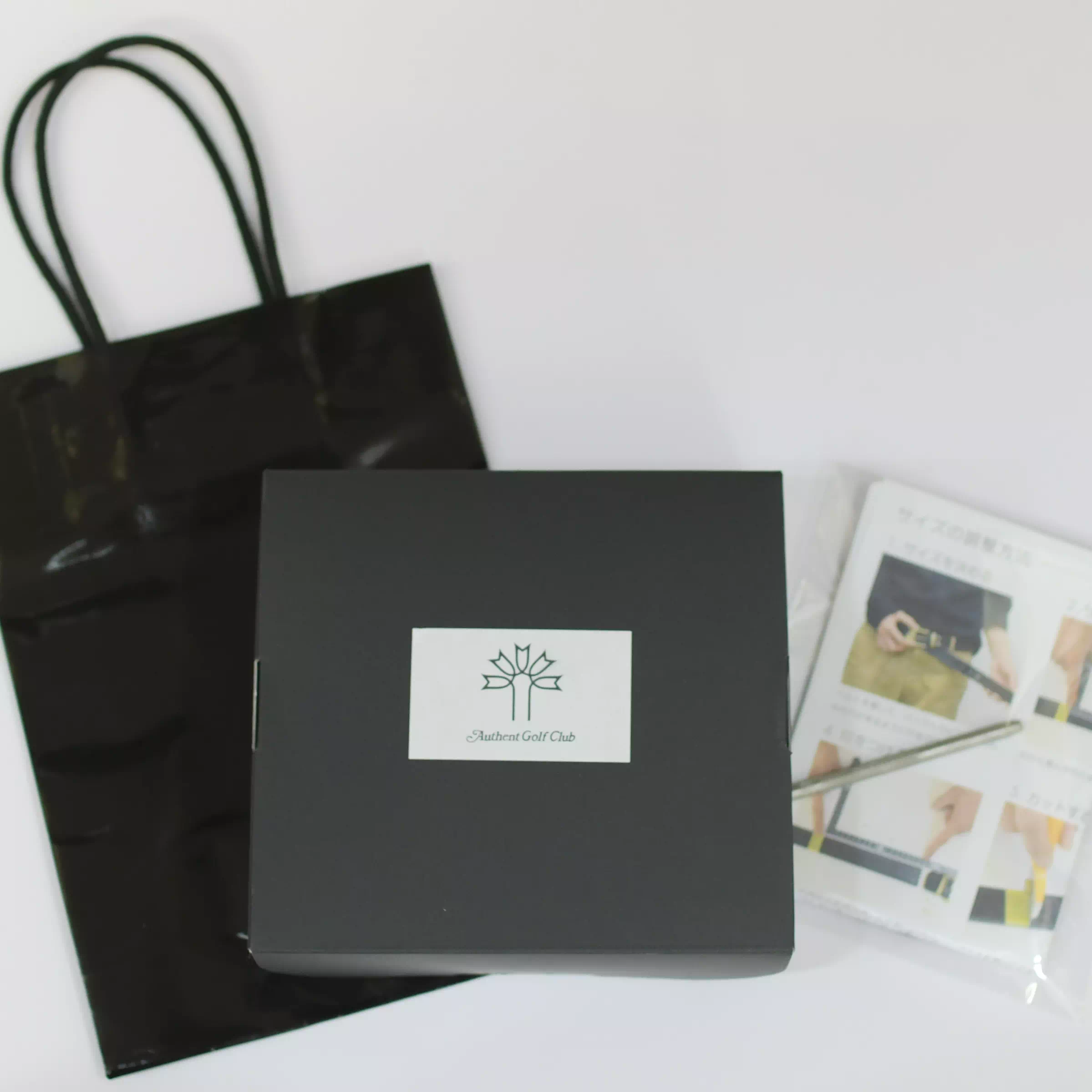 ギフト・プレゼントに日本製オリジナルベルトゴルフ記念品ヌメ革オーダーベルト