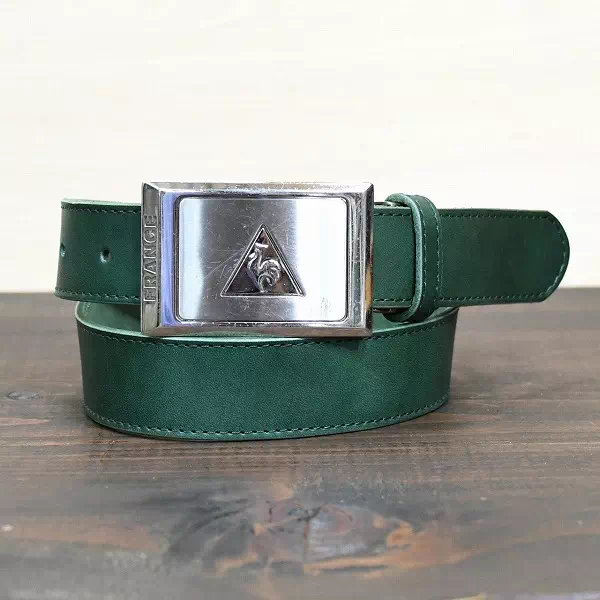 ギフト・プレゼントにお客様のバックル持ち込みで植物タンニン鞣し革でレザーベルトのオーダー製作