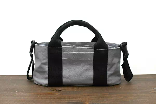 オーダーメイドのプレゼントやギフトに8号帆布でベビーカー用のトートバッグをオーダー製作