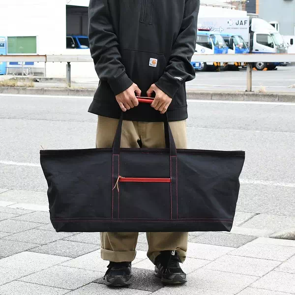 オーダーメイドのプレゼントやギフトに6号帆布で大きなトートバッグ、8号帆布でインナーバッグをオーダー製作