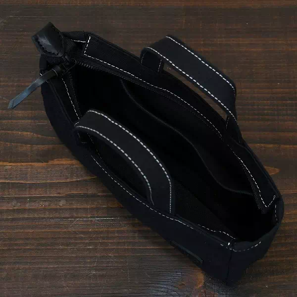 オーダーメイドのプレゼントやギフトに>国産11号帆布で小さなジップトートバッグをオーダー製作