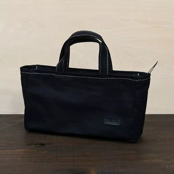 オーダーメイドのプレゼントやギフトに>国産11号帆布で小さなジップトートバッグをオーダー製作