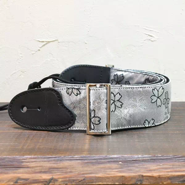 ギフト・プレゼントに日本製オリジナルオーダー金襴生地ギターストラップ