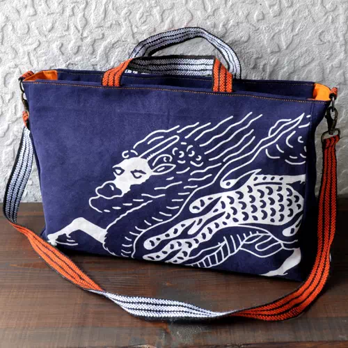 オーダーメイドのプレゼントやギフト用オリジナル日本製キリンビールショルダーバッグ