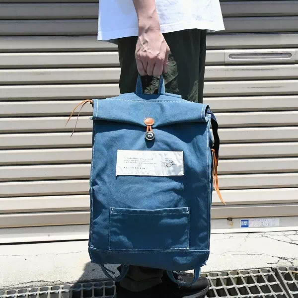 オーダーメイドのプレゼントやギフトに持ち込みの既製品帆布バッグを大きくリメイクオーダー製作